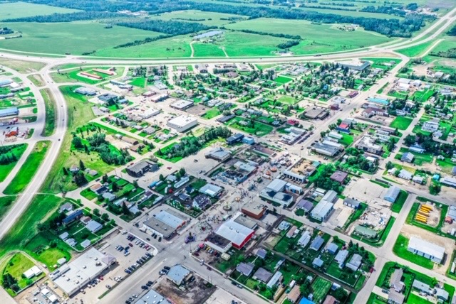 Valleyview aerial photos taken by Ken Wittig owner of Star Energy Logistics LTD Street Fair June  2019